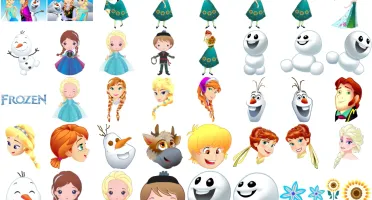 Pack +150 Frozen Arquivos Png Cdr + Estampas Camisetas