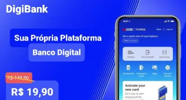 Digibank - Script Plataforma de Banco Digital Fintech (SaaS)