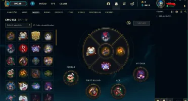 Conta League of Legends: Lvl 64 - 2Skin Ultimate 1Mitica Etc