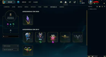Conta League of Legends: Lvl 64 - 2Skin Ultimate 1Mitica Etc