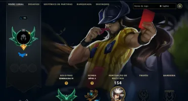 Conta lol NFA esmeralda com skins