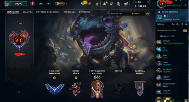 Conta mestre league of legends