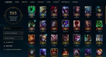 Vendo conta LOL - Diamante 3