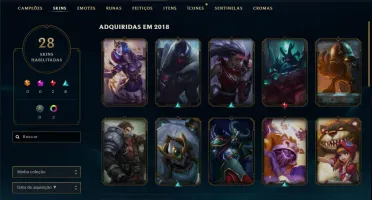 Vendo conta LOL - Diamante 3