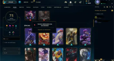 Diamante, Já foi Mestre. Tenho Irelia e Evelynn de prestígio