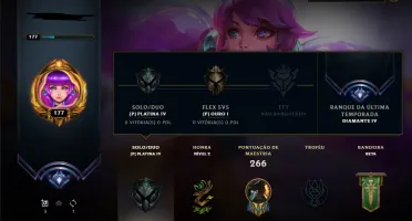 Diamante, Já foi Mestre. Tenho Irelia e Evelynn de prestígio