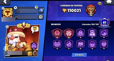 Conta Brawl Stars - 110K Troféus