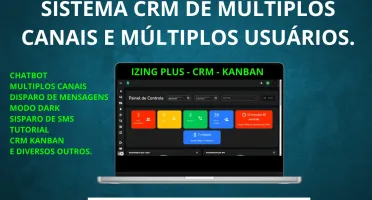Sistema CRM Para Múltiplos Canais - Izing Plus