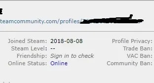 Conta csgo