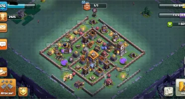clash of clans CV12 quase toda full.