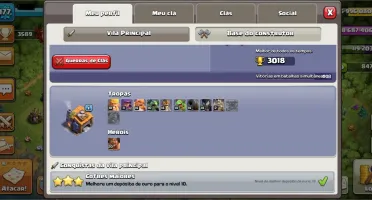 clash of clans CV12 quase toda full.