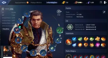 Conta Mir4 LV 80 lanceiro