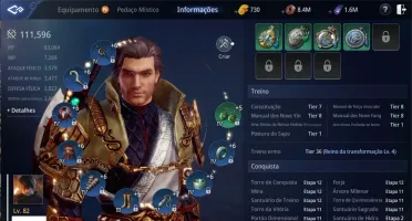 Conta Mir4 LV 80 lanceiro