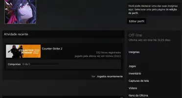 Conta CS2  Level 19 Gamers Club