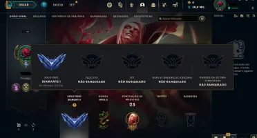 Conta Lol - Diamante 1, 53% De Wr(E-Mail Não Confirmado)