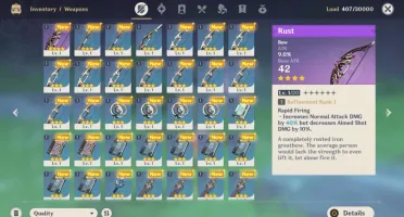 Venti AR8 | 08 Personagens, 1 Arma 4 Estrelas