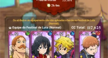 Conta global 7DS Nanatsu no Taizai