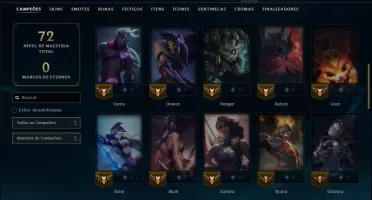 Bronze 3 com 50 Champs e 9 Skins