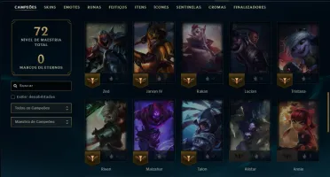 Bronze 3 com 50 Champs e 9 Skins