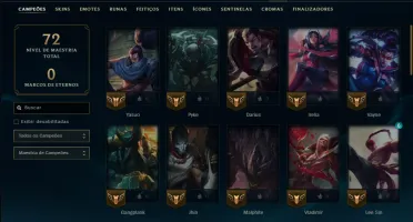 Bronze 3 com 50 Champs e 9 Skins