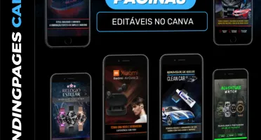 300 Landingpages Editáveis no Canva