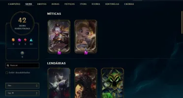 CONTA VALORANT 4 FACAS RARAS/RUÍNA/ORIGEM/RGX/ÍON/BLASTX/+
