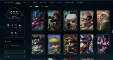 Conta LOL/ D2 / 235 skins