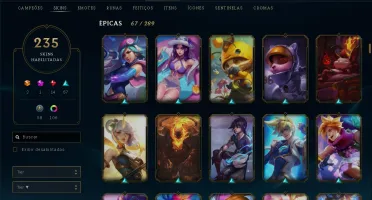 Conta LOL/ D2 / 235 skins