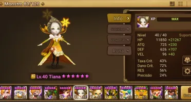 Summoners Wars Global Lv max