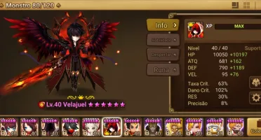 Summoners Wars Global Lv max