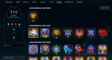 conta all champions 183 skins