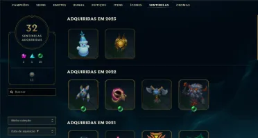 conta all champions 183 skins