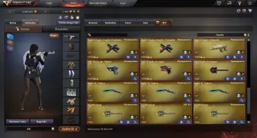 Conta Crossfire 30Vips+ Muitas Mns Char Aprimorado Modo Mut