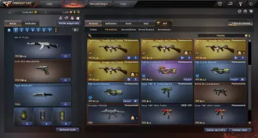 Conta Crossfire 30Vips+ Muitas Mns Char Aprimorado Modo Mut