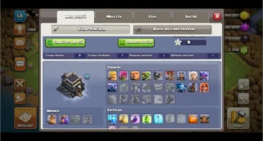 Clash of clans cv9 a venda