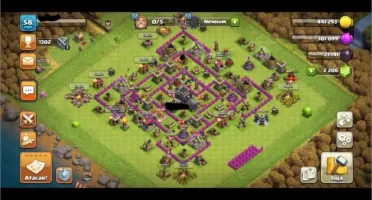 Clash of clans cv9 a venda