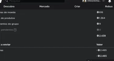 Conta roblox