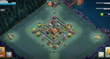 Clash of Clans cv10 quase full + bônus cv6 construtor full