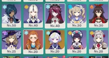 AR 58, Xiao, Zhongli, Raiden, Eula, Albedo ++