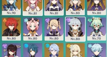 AR 58, Xiao, Zhongli, Raiden, Eula, Albedo ++