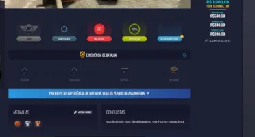 Vendo conta gamersclub level 20