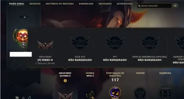Conta ferro 2 com 24 Champs e 12 Skins