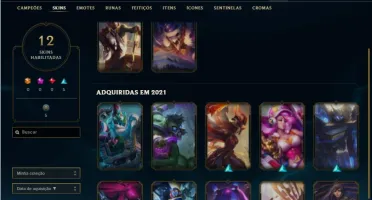 Conta ferro 2 com 24 Champs e 12 Skins