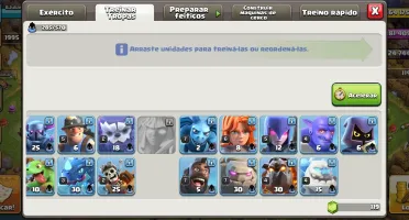 Vendo conta Clash Of clãs LV 13! Rainha 51/ Rei 45