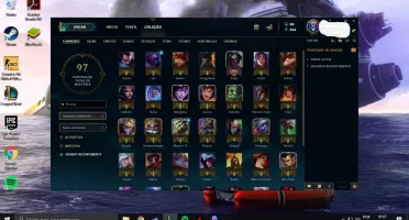 CONTA GOLD V - 41 CAMPEÕES 8 SKINS
