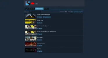 CONTA OLD STEAM 16 ANOS MEDALHAS 5 E 10 ANOS + 4 JOGOS