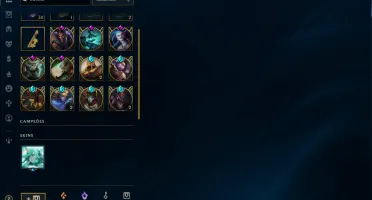 Conta League Of Legends Season 2 Diamante 4 174 Skins Full
