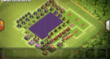 Clash of clans|cv 7 totalmente full com 5 construtores
