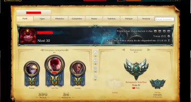 Conta de League of Legends 76 campeões / 59 skins / Prata IV