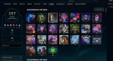 Conta LoL 657 Skins - 223 Chromas+Valorant Vandal Glitchpop
